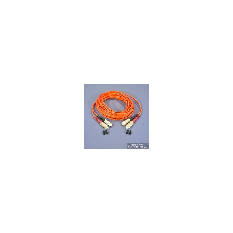 Patch Cord FO MM 3m SC-SC Naranja Leviton, Multimodo