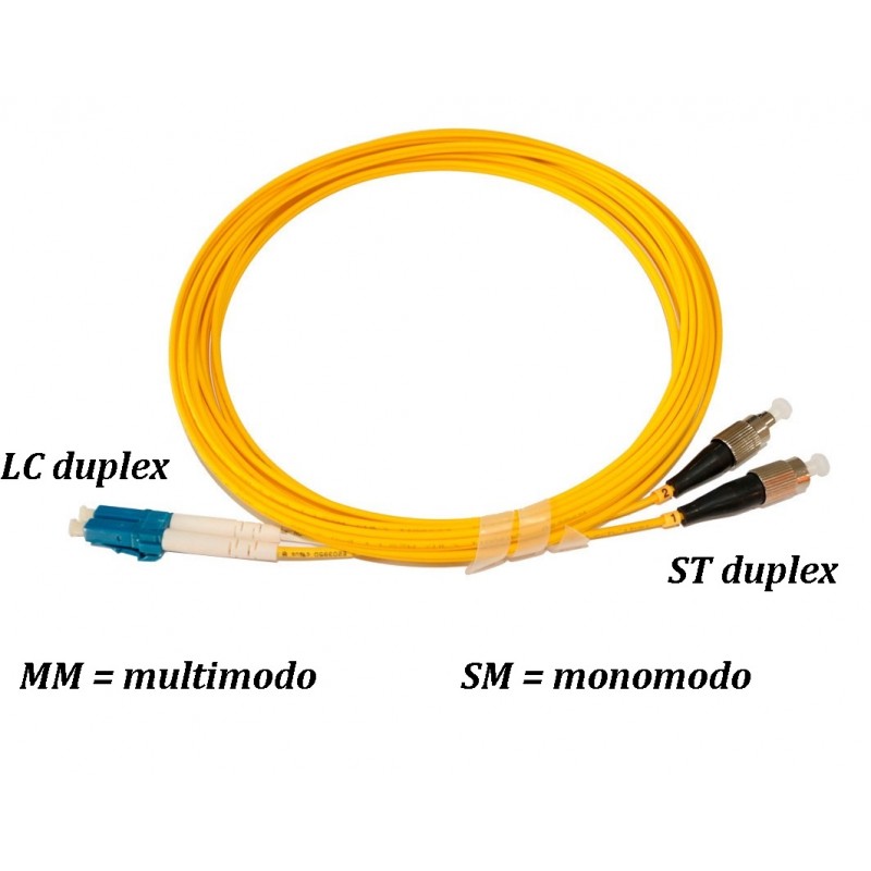 Patch Cord F.O, ST-LC MM 62.5/125u, 3m Lanpro, Multimodo