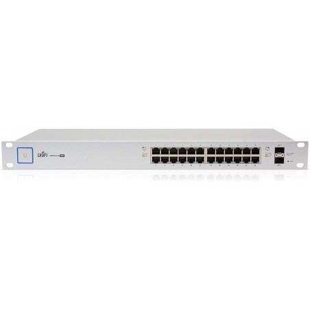 Switch 24p POE +2. Ubiquiti Admin, 500w Unifi. Gigabit Poe 802.3af/at, 500w