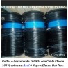 Bobina Cat 5e Elecon 100% Cobre, 100m, NEGRO