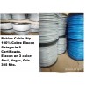 Cable CAT 6 Elecon Cobre GRIS p/Mts fab nac, 100% cobre, awg23.