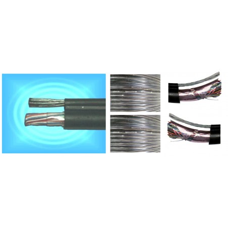 Cable Telefonia 20 pares, con Guaya Cat3 Plta Ext Gel, negro. Elecon. www.sencamer.gob.ve