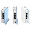 Router AP Mikrotik WiFi 300Mbps, 100Mb Wps, 4 Ptos FastETh, 802.11bgn, Gtia: 30 dias Factura