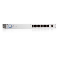 Switch 24 ptos POE +2 Sfp. Administrable Unifi. Gigabit Poe 802.3af/at, 250w. Ubiquiti.