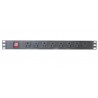 Regleta Elect, 8 tomas, 117vac 15 Amp, para Rack