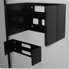 Rack Pared 4u Prf 30cm 12" c/tornill 3pz