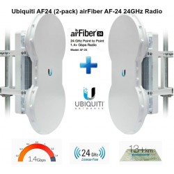 Antena Ubiquiti airFiber 24 GHz 1.5Gbps, Máxima Distancia de 13Km. Garantía 30 Días