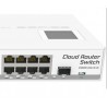 Switch Router 24 Ptos 1Sfp Administrable Mikrotik 1Usb, WAP 2.4Ghz, Layer 3, Rack 1U