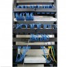 Rack de Piso 2.1m, 42u 7ft, en Aluminio, Perfil Roscado, tornillos clasico, Fab. Nac, pintado en Negro.