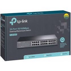 Switch 24 Ptos 10/100 Mbps Rackeable, Tp-Link.