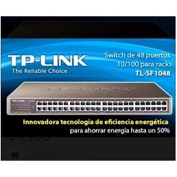 Switch 48 Ptos 10/100 Mbps Tp-Link Rackeable.