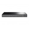 Switch TP-Link L2 Lite 48 Ptos 10/100 y 2 Ptos 10/100/1000, 2 Ptos SFP Gbps, 52VLAN, SNMP, Web, Telnet Consola