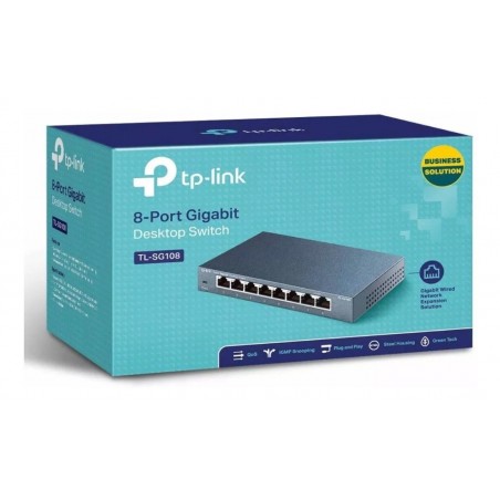 Switch 8 Pto 100/1000 Mbp, Deskt Tp-Link Gtia: 90 Dias Factura