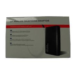 Adaptador VoIP Ata, 1Fxs 1xPstn, 3Sip 1Wan, 1Lan, Gtia: 30 Dias Factura