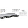 Switch CISCO 48 Ptos 100/1000Mbps +2 Sfp L3, Admin. (SLM2048T-NA)