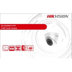 Camara Domo 5Mpx 2.8mm Hikvision 1/2" Metal IP67, ExIR 20m, IRcut, OSD, 4en1