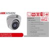 Camara Domo 5Mpx 2.8mm Hikvision 1/2" Metal IP66, ExIR 20m, IRcut, OSD, 4en1