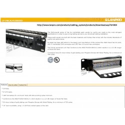 Patchpanel CAT 6A 24 ptos Lanpro 30u s8k