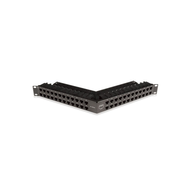 Patchpanel 48 ptos 6A, 1rmu, Siemon