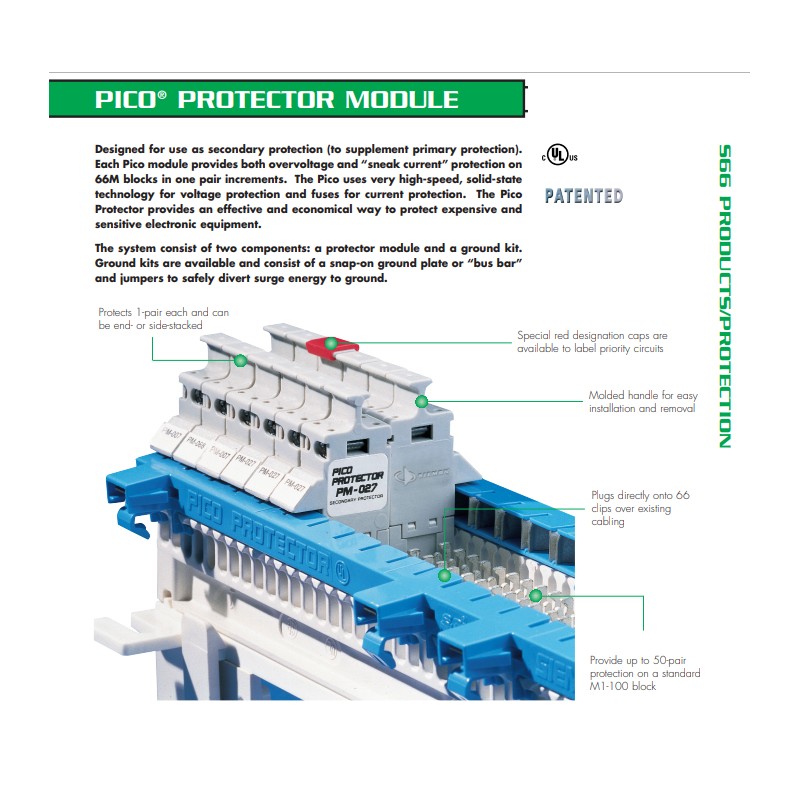 Protector Module 230 Volts Siemon