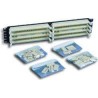 Regleta 110, Cat 5e, 200 pares, Panduit con bloques 110 4-5 pares, p/ Rack 2U.