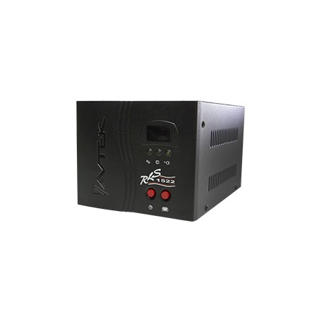 Regulador AVR 220v, 1500w, Bornera Fase/Fase/Tierra, 6.82 Amp, Display Led, Temp. Ajustable: 6seg/3min, Garantia: 90 dias.