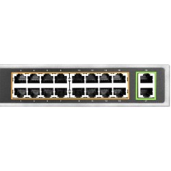 Switch 16 Ptos POE 300w, 1 SFP, Rack PoE IEEE802.3af/at, Ptos FE 10/100Mbps.  Gtia:90d