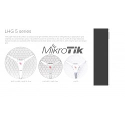 AP MikroTik 5GHz, 27dbi, Wi-Fi 5, PoE AC1200, Gigabit, 867Mbps, 8w, CpE, 802.11ac, Prot: NV2, Tdma. Gtía: 30 D