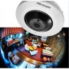 Camara IP Panoram 4 Mpx 1.16mm Hikvision 1/3", Vistas 186/106/360, POE Onvif h264, Metal, Sd128Gb, Wdr. Gtia: 180dias