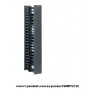 Organizador Vertical, Clone, 22u, Del/Tra Alt:1,05 Mts x Anc:4" Prf:5" Nota: es media altura, (Clone Panduit)