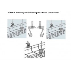 Soporte de techo para escalerilla portacables