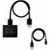 Splitter HDMI 1M Cable a 2 Out Hembra Resolu: 1080p/3D, 4K, HDCP V2.2 Garantia General: 30 Dias Fecha Factura.