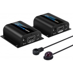 Extensor Pasivo Hdmi - Hdmi Rj45, 60 mts via Utp 100% Cobre. +IR. Gtia: 90 dias.