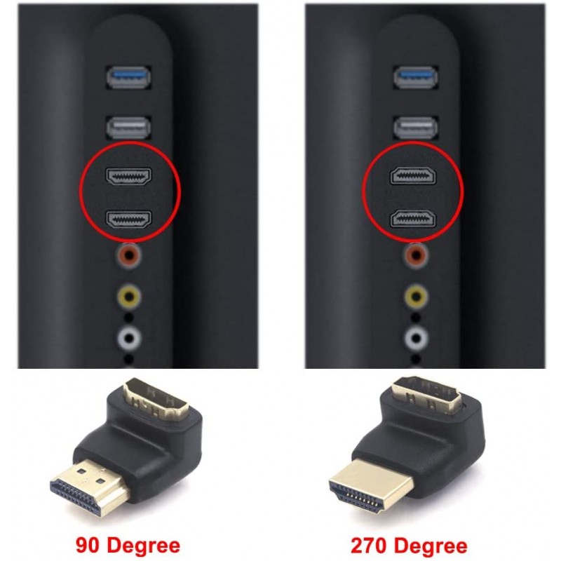 Union hdmi 270g macho hembra externo