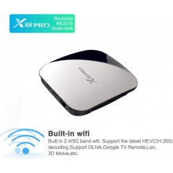 TV Box Hdmi, Usb, Rj45, Control Remoto Android 9, Wi-Fi 802.11ac, 2.4_5GHz, 2Gb Ram 16Gb Rom RK3318, Gtia: 30d