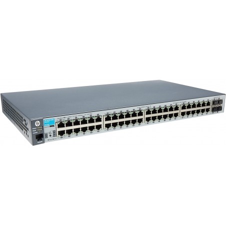 Switch HP 48 Ptos 100/1000Mbp +4SFP Giga CoS, VLan+, QoS, Smart Admin L2, Gtia: 30 Dias. HP 2530-48G