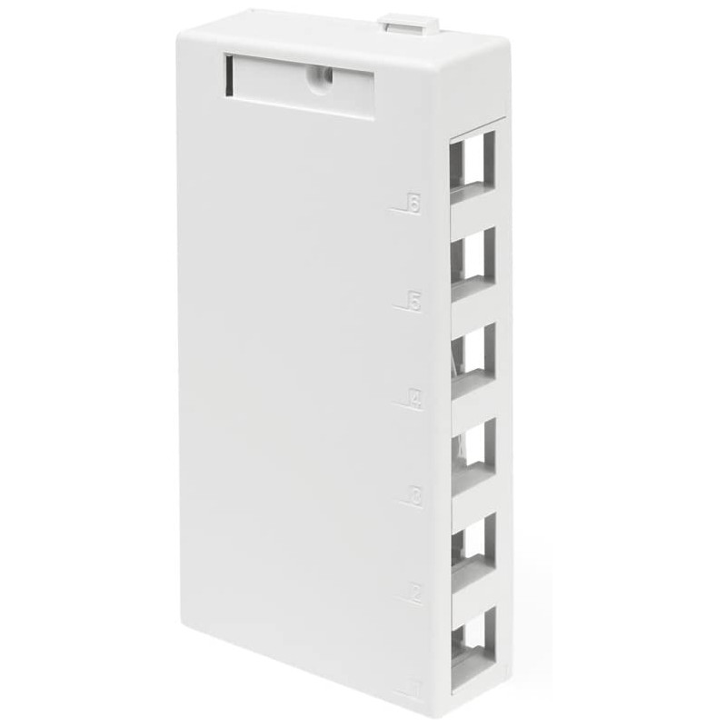 Caja Superficial 6 ptos blanco, Leviton