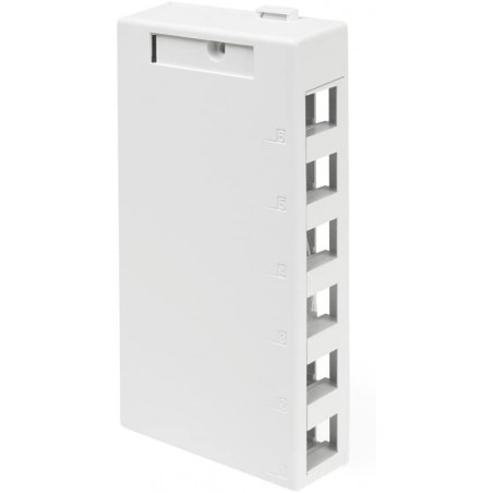 Caja Superficial 6 ptos blanco, Leviton