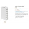 Caja Superficial 6 ptos blanco, Leviton