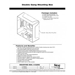 Caja Superficial vacio 4x4 Blanco, ICC