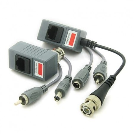 Balun Video Rj45 Coaxial, Voltaje