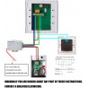 Control Acceso 1 Puerta, Kit Teclado Programable, 10 boton Rfid, Cerradura Electromagnetica 280kg Switch OnOff NC, Fuente 12v 3A