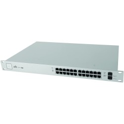 Switch 24 ptos POE +2 Sfp. Administrable Unifi. Gigabit Poe 802.3af/at, 250w. Ubiquiti.