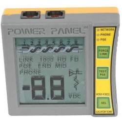 Power Panel Triplett Byte Brothers, Probador Tester PoE, VOM CAT5e CAT6 RJ45, LAN Test, Gen Tono/Tracker.