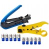 Crimping Tool compresion para rematar Plugs Macho Rj-45 CAT 6A-Shielded