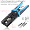 Crimping Tool compresion para rematar Plugs Macho Rj-45 CAT 6A-Shielded