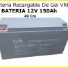 Batería Dongjin Power de Carga Profunda, 12v, 150 A, Recargables, Gel, VRLA,  Anc-L49/Alt24/Prf24, 42kg