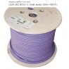 Bobina Siemon Cat 7, 10Ghz S/FTP Violeta doble chaqueta, CMZ-00424SIE-10U, awg24, cada par con Foild, norma LSZH