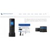 Telefono IP WiFi, 10xSIP, Grandstream Requiere Estacion DP750 x c/5 Telf VoIP