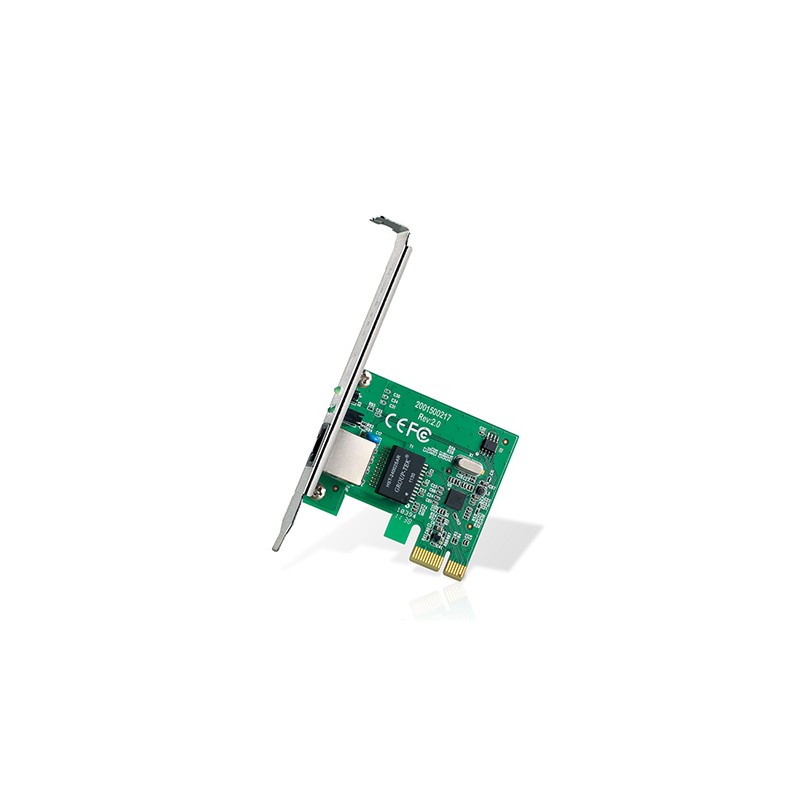 Tarjeta Red PCI Express Rj45 Gigabit 100/1000Mbps 32 Bits. Garantía:Tp-LINK